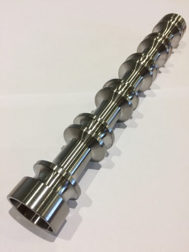 Rouleau de convoyage en inox 316L